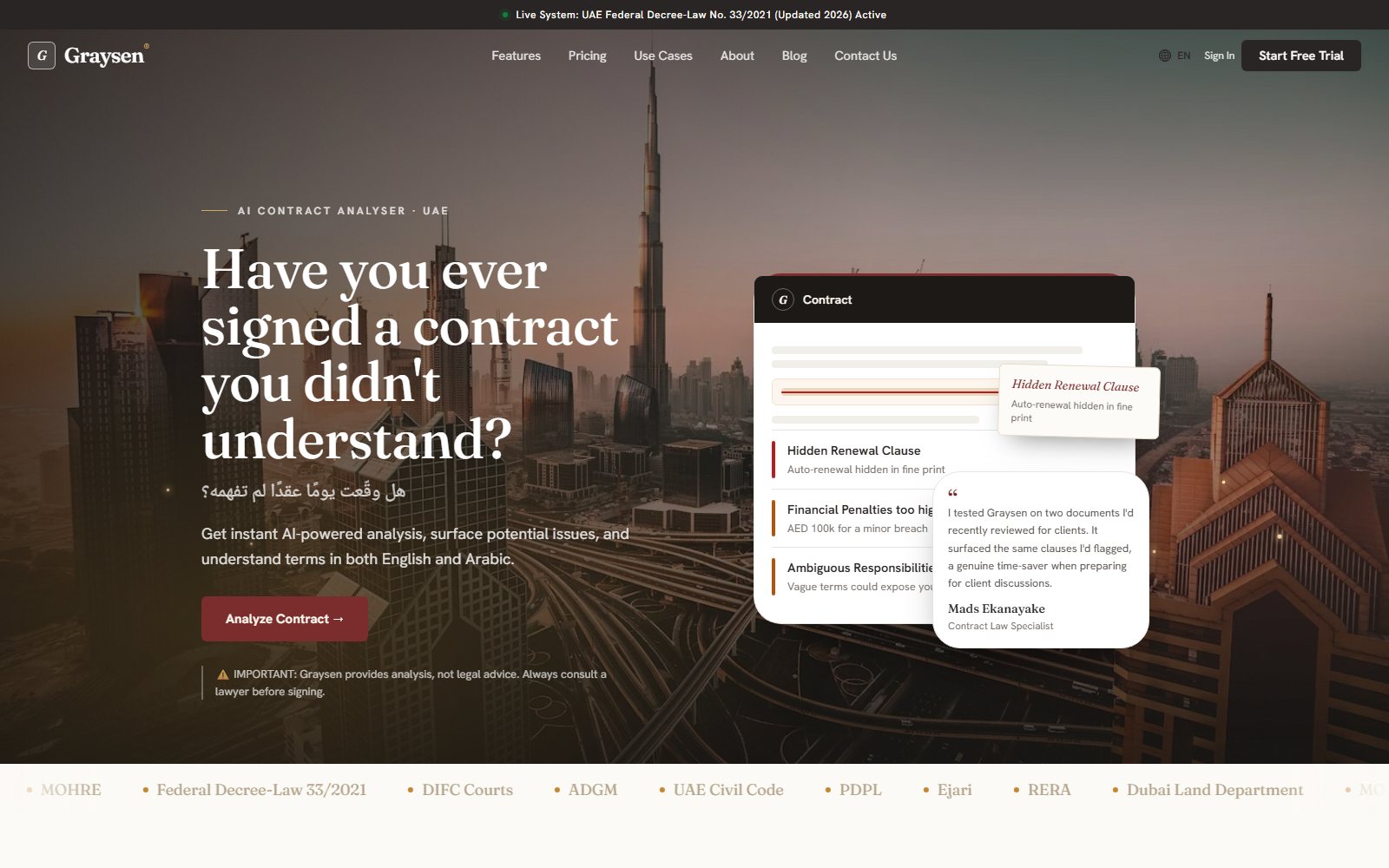 Graysen — Contract Intelligence by Big Immersive